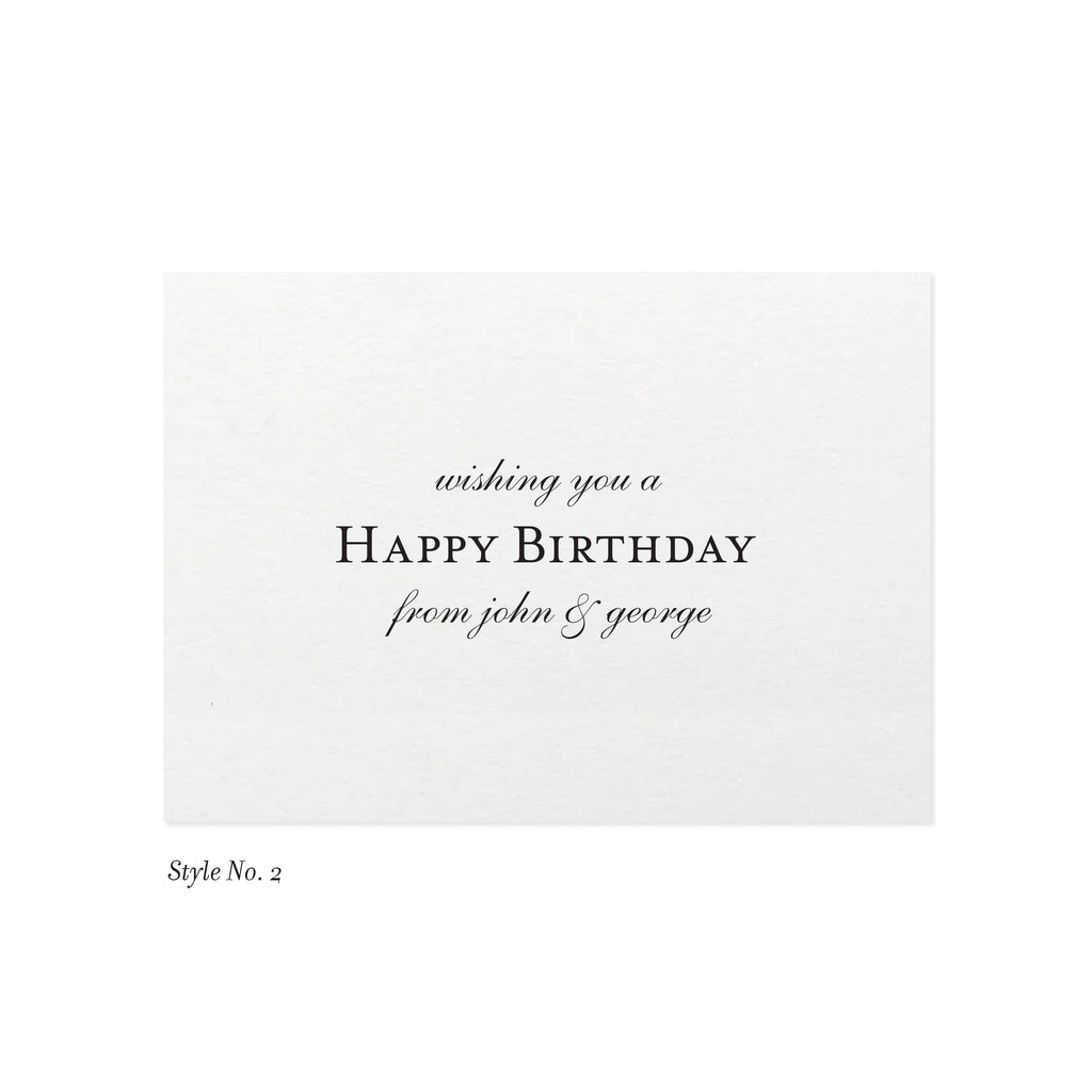 BASIC BESPOKE BIRTHDAY