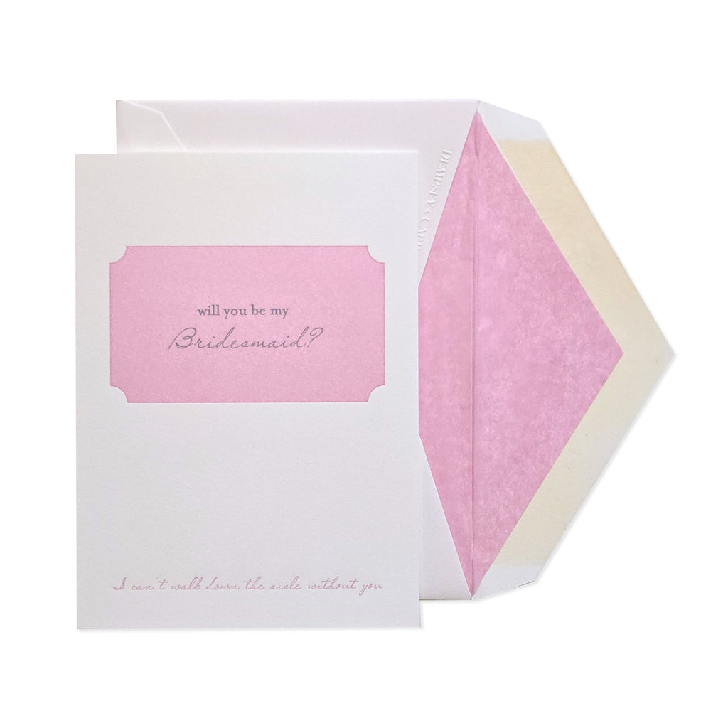 WILL YOU BE MY BRIDESMAID?