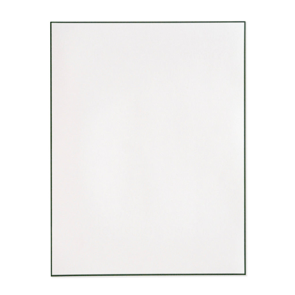 No. 3 HAND-BORDERED SHEETS in many colors