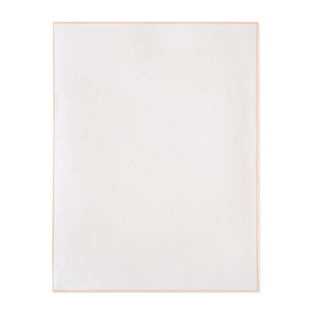 No. 3 HAND-BORDERED SHEETS in many colors