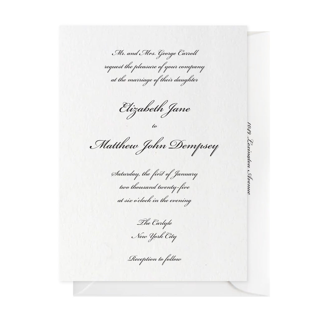 BASIC BESPOKE WEDDING SUITE in SCRIPT