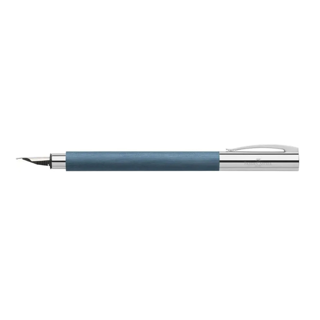 FABER-CASTELL: AMBITION FOUNTAIN PEN - BLUE RESIN