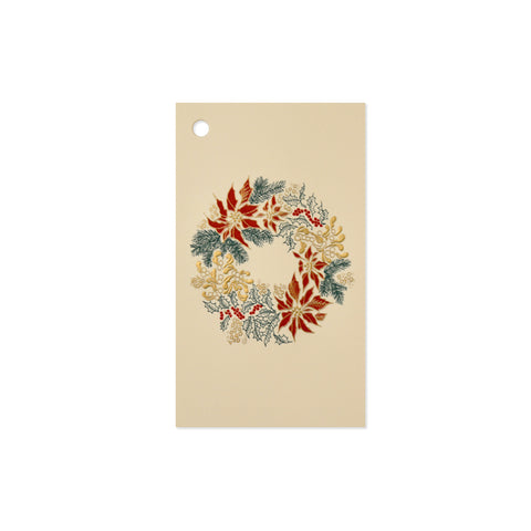 WREATH GIFT TAG SET