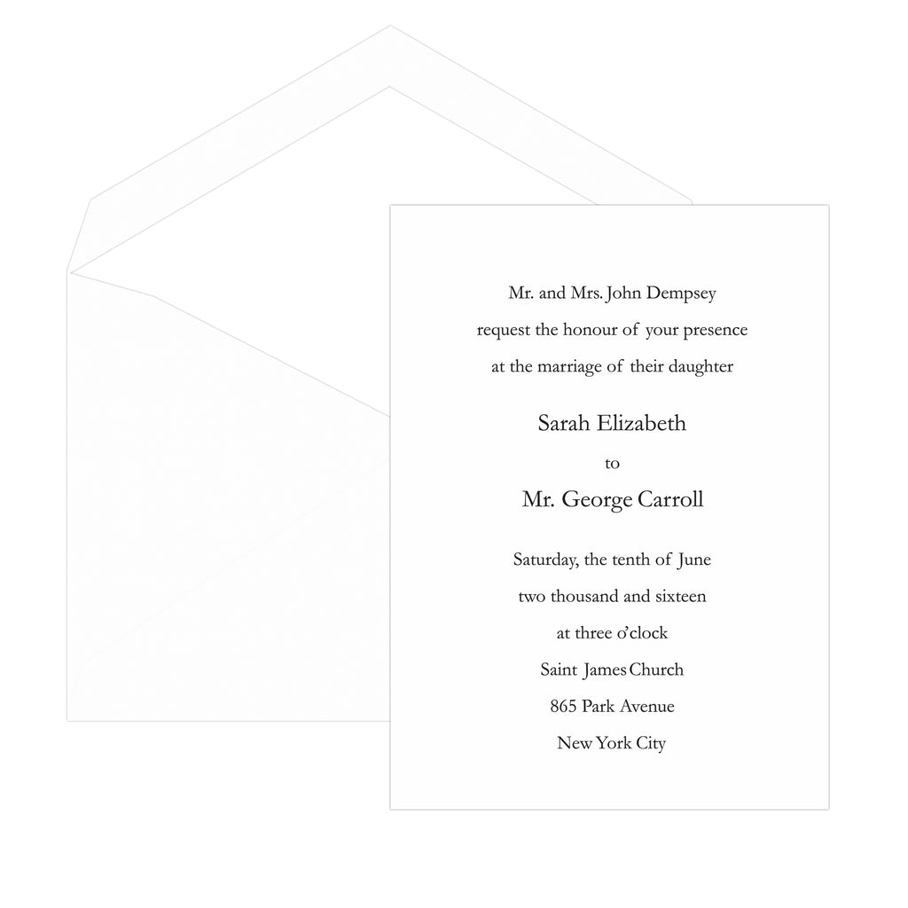 Our Embassy Invitation - Flat