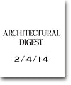 In the Press: Architectural Digest, February 2014