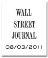 In the Press: The Wall Street Journal, August 2011