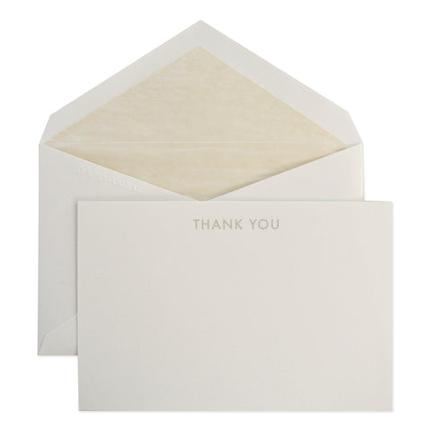 THANK YOU in BISQUE