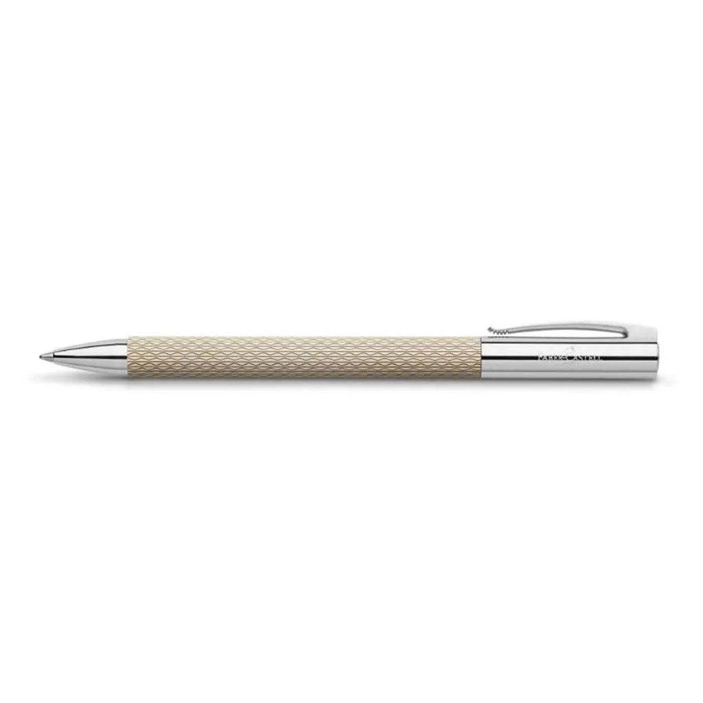 FABER-CASTELL: AMBITION BALLPOINT PEN - WHITE SAND