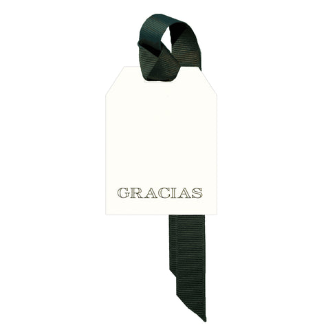 Classic Gracias Gift Tag Set 