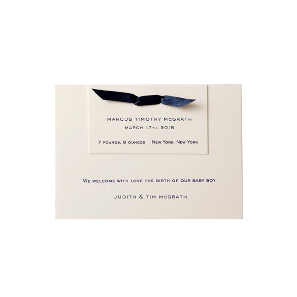 BIRTH ANNOUNCEMENT