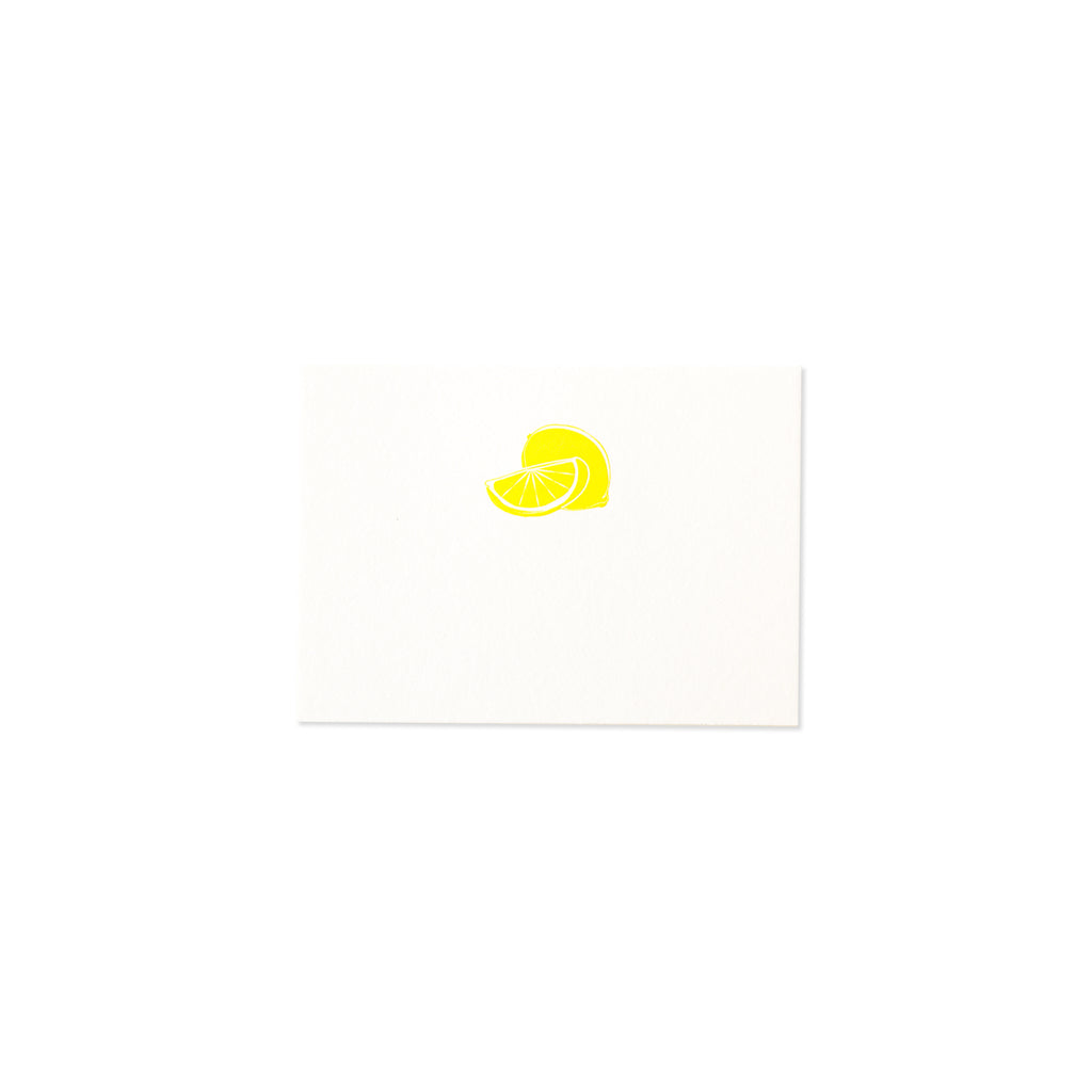 LEMON PLACE CARD