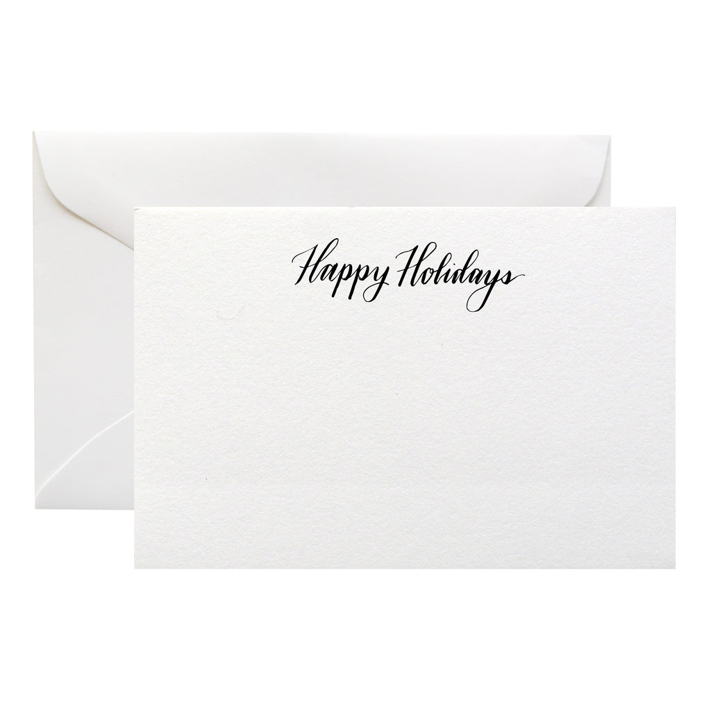ENGRAVED CALLIGRAPHY HOLIDAY CARDS
