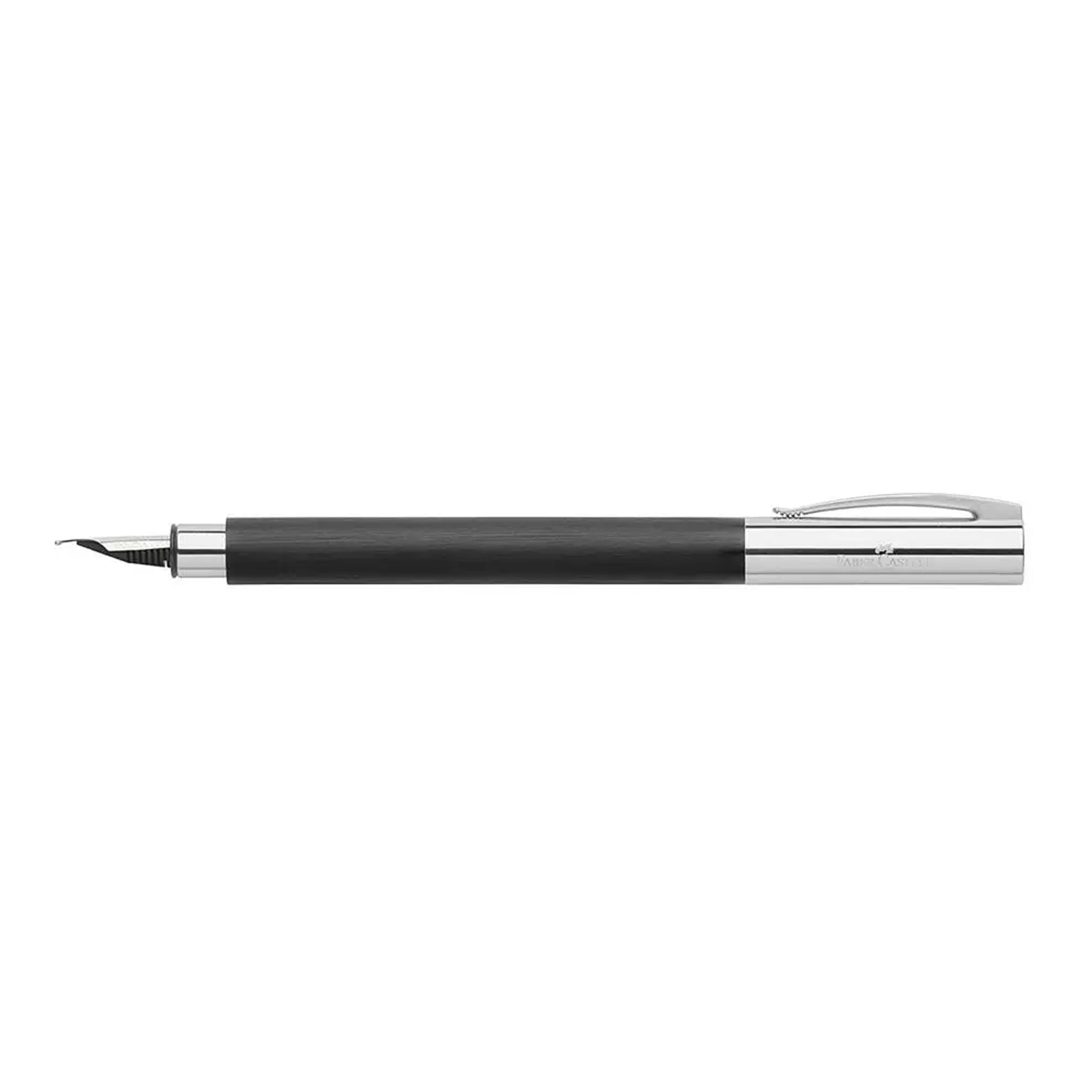 FABER-CASTELL: AMBITION FOUNTAIN PEN - BLACK – Dempsey & Carroll