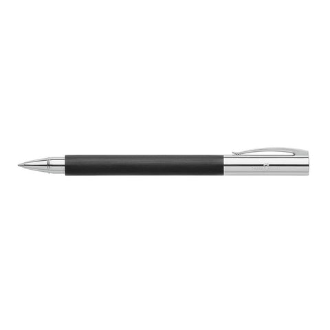 FABER-CASTELL: AMBITION ROLLERBALL PEN - BLACK RESIN
