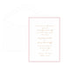 Monogrammed Wedding Invitation